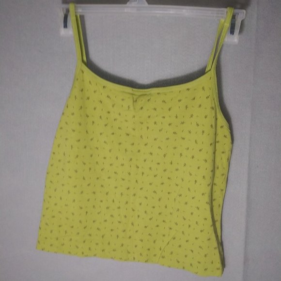 Ann Taylor Green Strap Tank Top Camisole Women's Size L - Picture 2 of 4